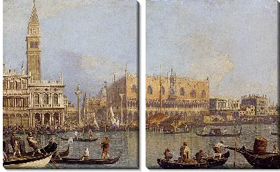 Картина Вид на Герцогский дворец в Венеции