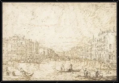 Картина Большой канал в Венеции