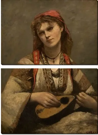 Картина Цыганка с мандолиной