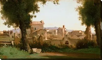 Картина Вид с сада Фарнезе, Рим