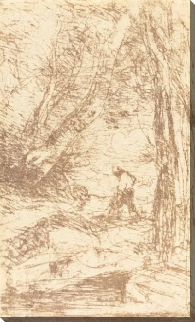 Картина Лесоруб Рембрандта