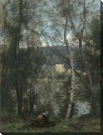 Картина Женщина, собирающая хворост в Виль-д'Авре