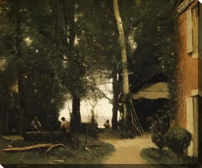 Картина Берега Сены в Конфлан