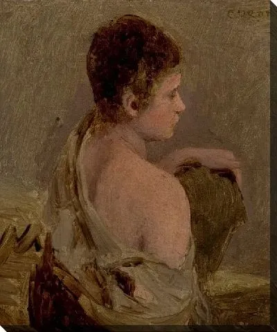 Картина Молодой человек с обнаженным плечом