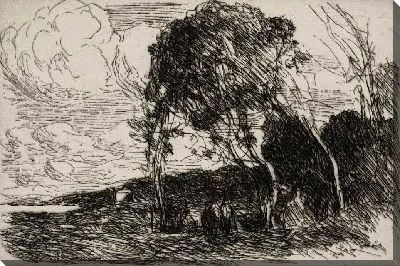 Картина Сувенир укреплений в Дуэ (Память укреплений в Дуэ)