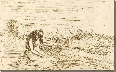 Картина Мария Магдалина в медитации (Мадлен в медитации)