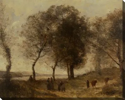 Картина Озеро (также известное как Le Chemin des Vaches)