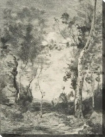 Картина Белая лошадь №9