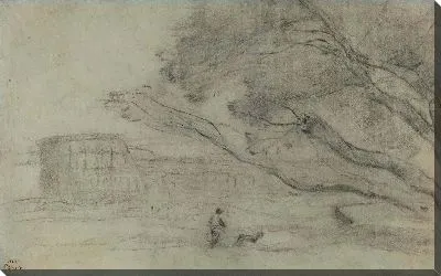 Картина Сувенир: Римский пейзаж с Колизеем