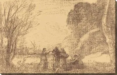 Картина Семья в Террачине