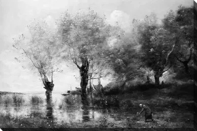 Картина Пруд в Пикардии