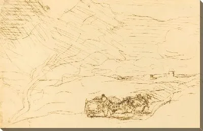 Повозка едет в город