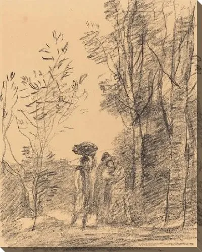 Картина Встреча в лесу