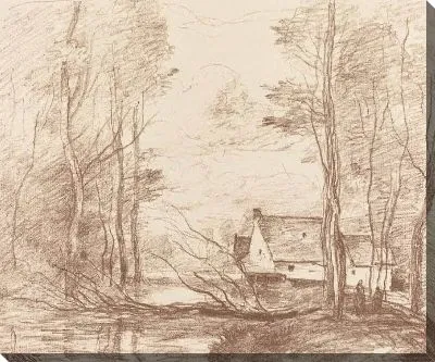 Картина Мельница Куинси, недалеко от Дуэ