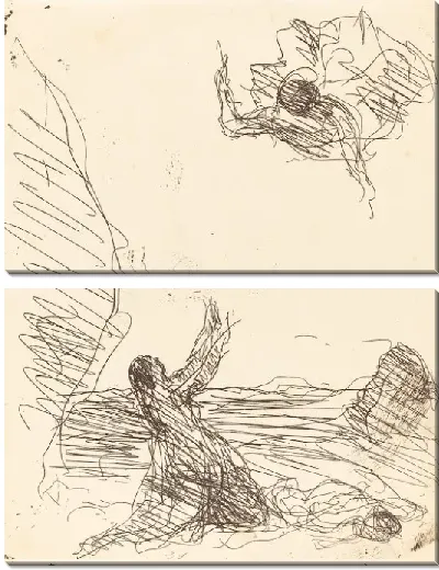 Картина Агарь и Ангел