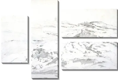 Картина Ландшафтные исследования, Италия