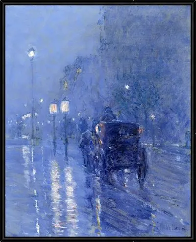 Картина Дождливая полночь