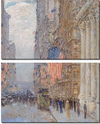 Картина Флаги на Вальдорфе