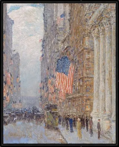 Картина Флаги на Вальдорфе