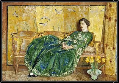 Апрель : (Зеленое Платье)