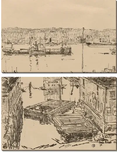Картина Северная река