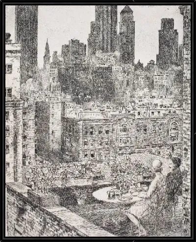 Картина Нью-Йоркская весна 1931