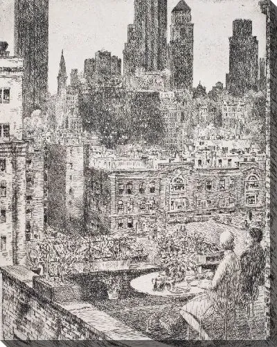 Картина Нью-Йоркская весна 1931