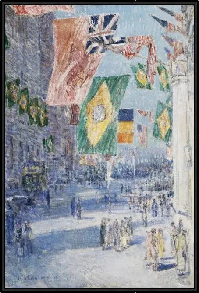 Картина Авеню союзников: Бразилия, Бельгия