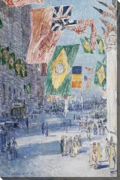 Картина Авеню союзников: Бразилия, Бельгия