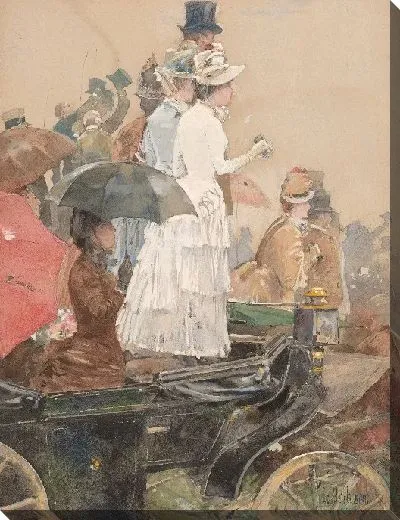 Картина Зрители на Гран При