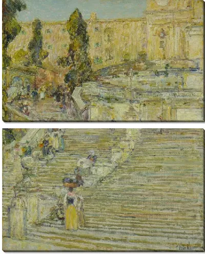 Картина Испанская лестница, Рим