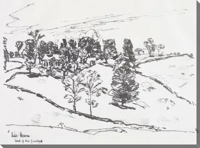 Картина Маленькая Школа-дом, Земля Нод