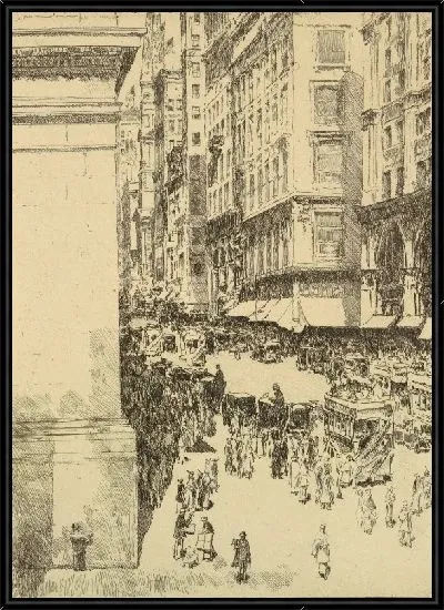 Картина Пятая авеню, полдень