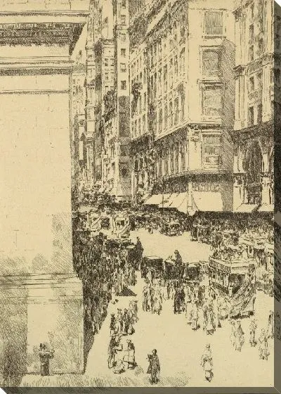 Картина Пятая авеню, полдень