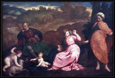 Отдых на пути в Египет (Rest during the Flight to Egypt)