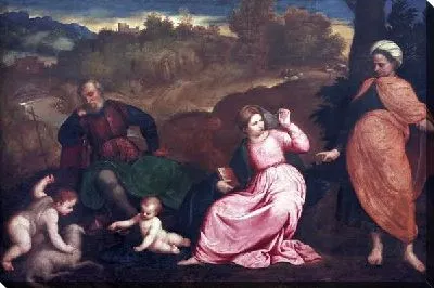 Отдых на пути в Египет (Rest during the Flight to Egypt)