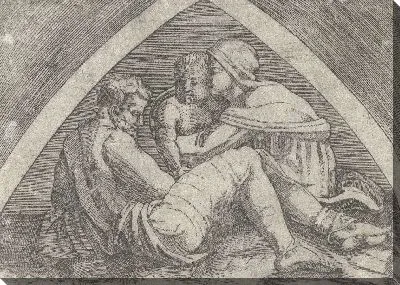 Картина Святое Семейство под аркой