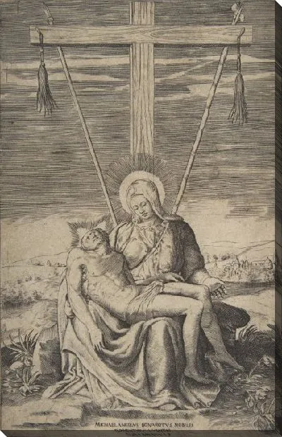 Картина Пьета под крестом Голгаты