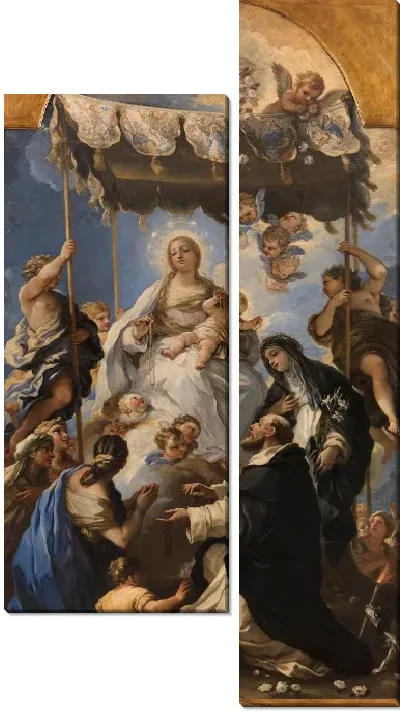 Картина Мадонна в балдахине