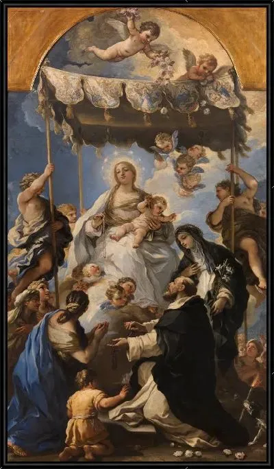 Картина Мадонна в балдахине