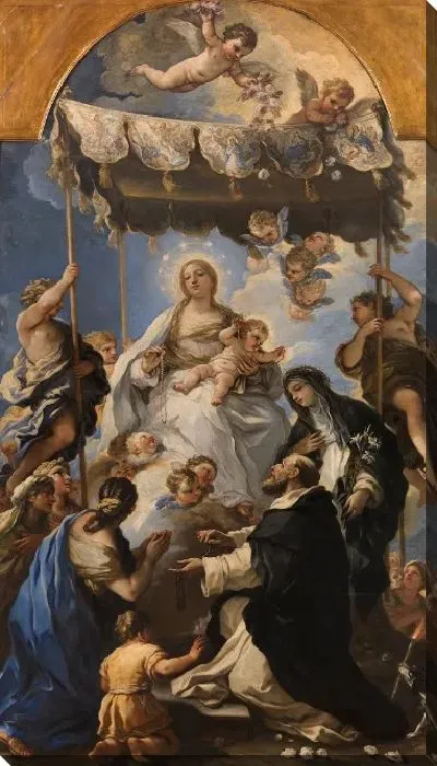 Картина Мадонна в балдахине