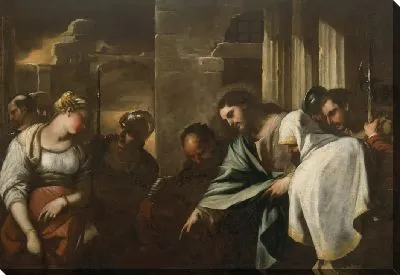 Картина Христос и Прелюбодея