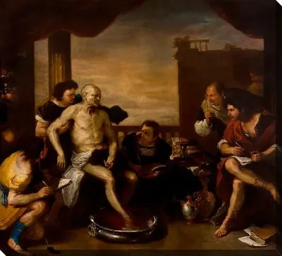 Картина Смерть Сенека