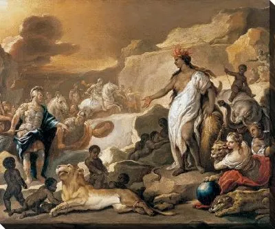 Картина Серия из четырех частей света. Африка