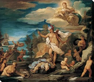 Картина Серия из четырех частей света. Америка