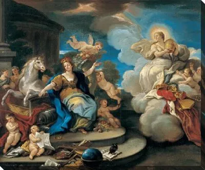 Картина Серия из четырех частей света. Европа