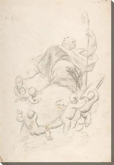 Картина Вознесение святителя епископа