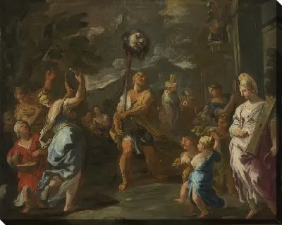 Картина Этюд для триумфа Давида