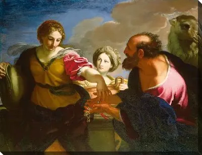 Ребекка и Элиэзер у колодца