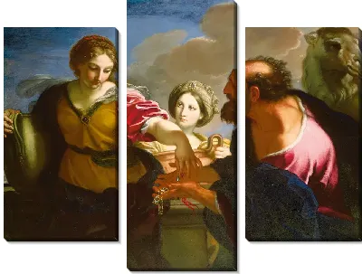 Ребекка и Элиэзер у колодца